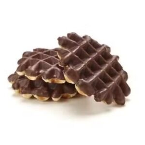 Vanillewafels met chocolade